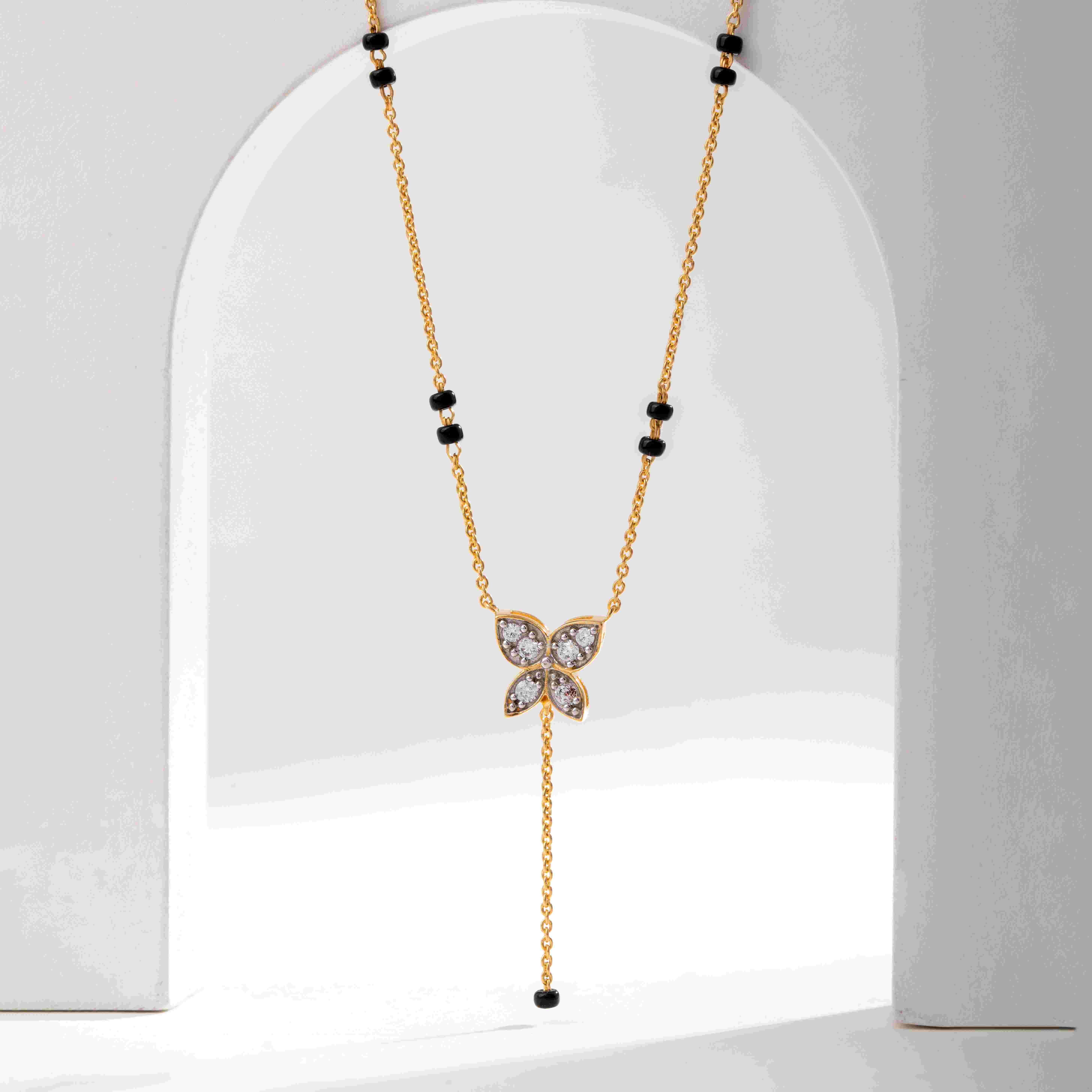 Butterfly mangalsutra deals